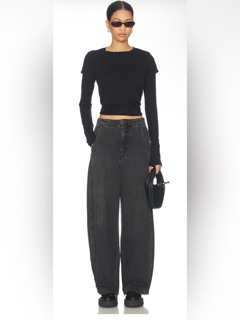 pistola Lottie Black Barrel (Bowed) Jeans - Zen - size: 23 - NWT